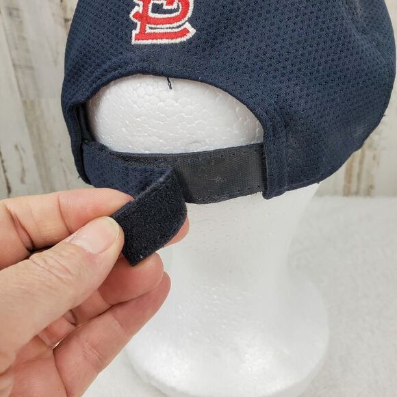 New Era St. Louis Cardinals Velcro Baseball Cap Red Blue OSFA - Picture 6 of 8
